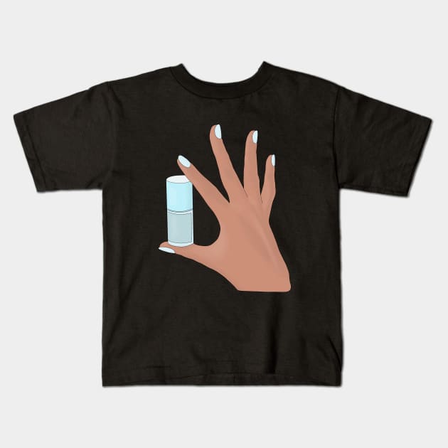 Nail Polish Kids T-Shirt by DiegoCarvalho